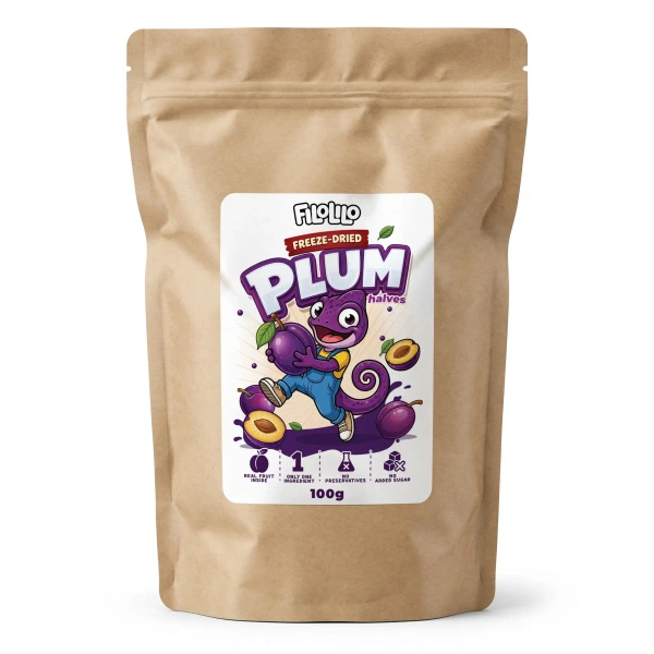 FiloLilo – Prunes lyophilisées en moitiés 100 g