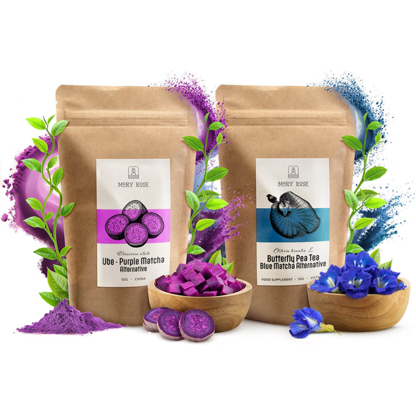 Coffret de matchas colorés : Blue Matcha + Purple Matcha
