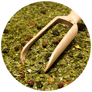 Yerbera – Boîte en métal + Verde Mate Green Frutos del Bosque 0,5 kg