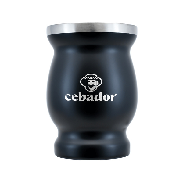 TermoMate Cebador – tasse isotherme pour yerba maté – 190 ml (noir)