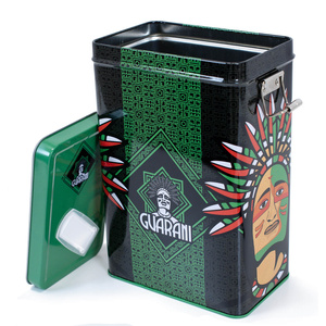 Yerbera – Boîte en métal + Guarani Premium 0,5 kg