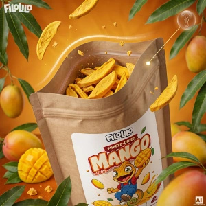 FiloLilo – Mangue lyophilisée en tranches 20 g