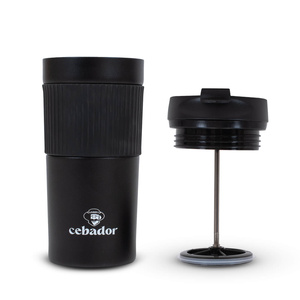 Mug isotherme Cup Press avec piston français 400 ml