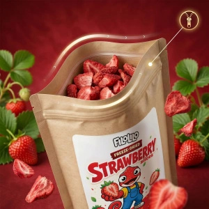FiloLilo – Fraises lyophilisées en tranches 20 g