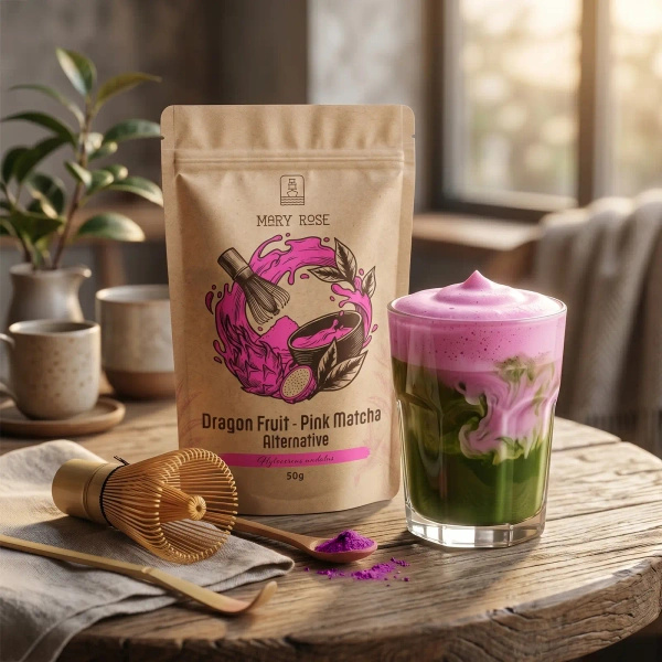 Mary Rose – Pink Matcha Alternative – Fruit du dragon (poudre) 50 g
