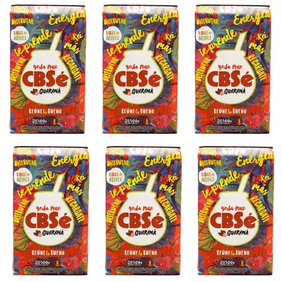 Yerba Mate CBSe Energia avec Guarana 6x500g (3kg)