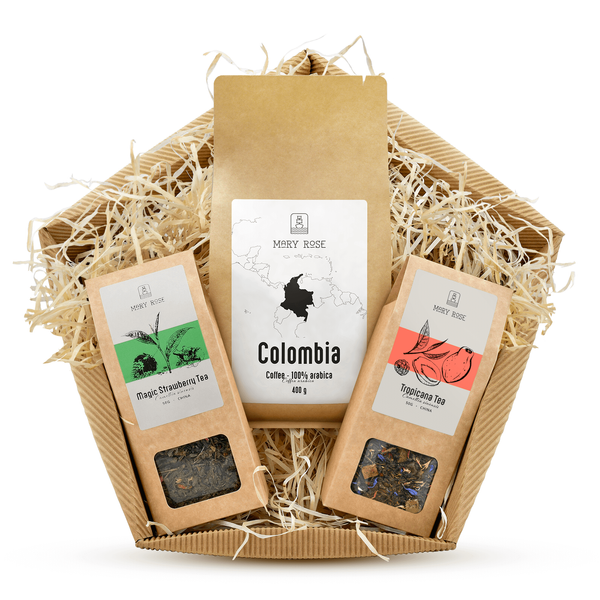 Coffret cadeau : thés et café de Mary Rose
