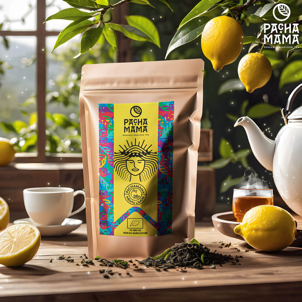 Guayusa Pachamama Menta Limón  - bio à la menthe et au citron - 100 g