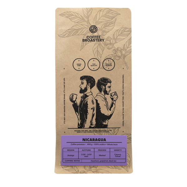 Bro Coffee Roastery - Café en grains Nicaragua Colibrí Azul Speciality 400 g