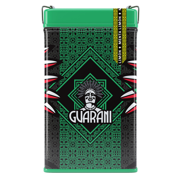 Yerbera – Boîte en métal + Guarani Menta Limón 0,5 kg