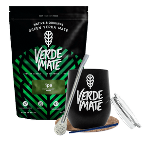 Set de Maté : Verde Mate IPA 500g + TermoLid + Bombilla