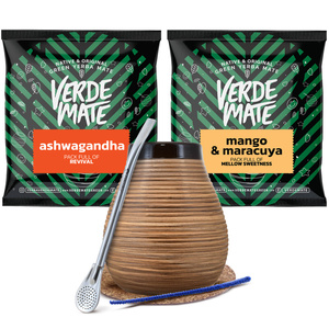 Ensemble Yerba mate Bombilla Calebasse BIO