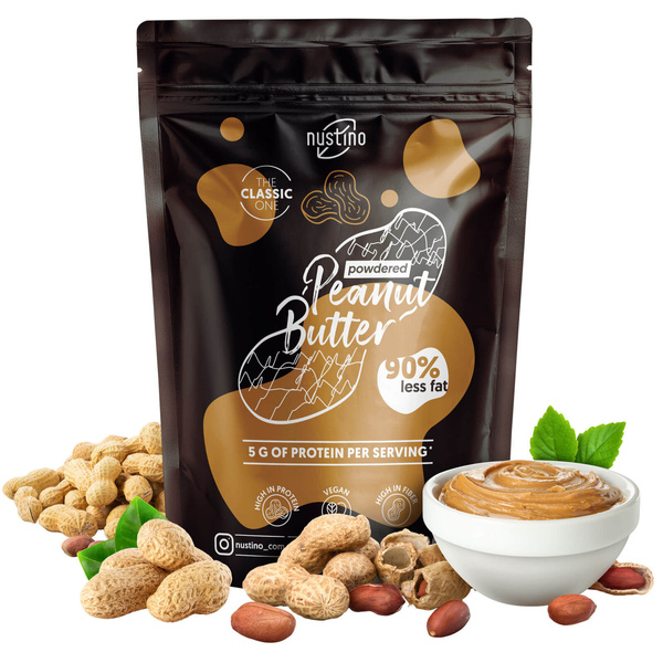 Lot de Beurre de Cacahuète en Poudre Nustino 2x400g