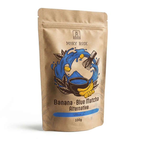 Mary Rose – Blue Matcha Alternative – Banane (poudre) 100 g