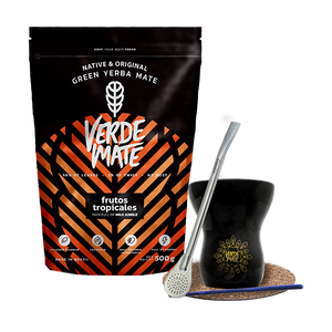 Set de démarrage Bombilla Matero + Yerba Mate Verde
