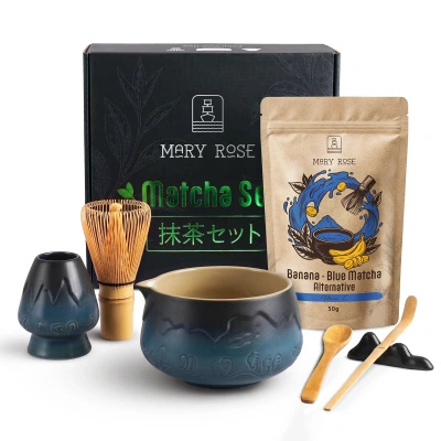 Coffret cadeau pour préparer la Blue Matcha