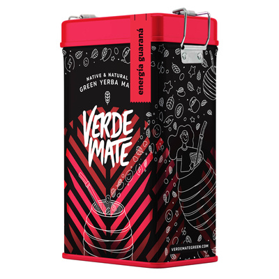 Yerbera – Boîte en métal + Verde Mate Green Energia Guarana 0,5 kg