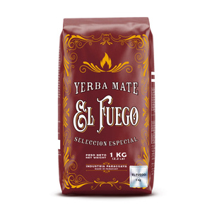 Set de Maté : El Fuego Elaborada 1kg + Calebasse + Bombilla