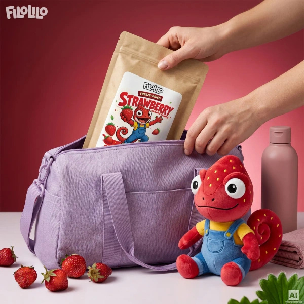 FiloLilo – Fraises lyophilisées entières 20 g