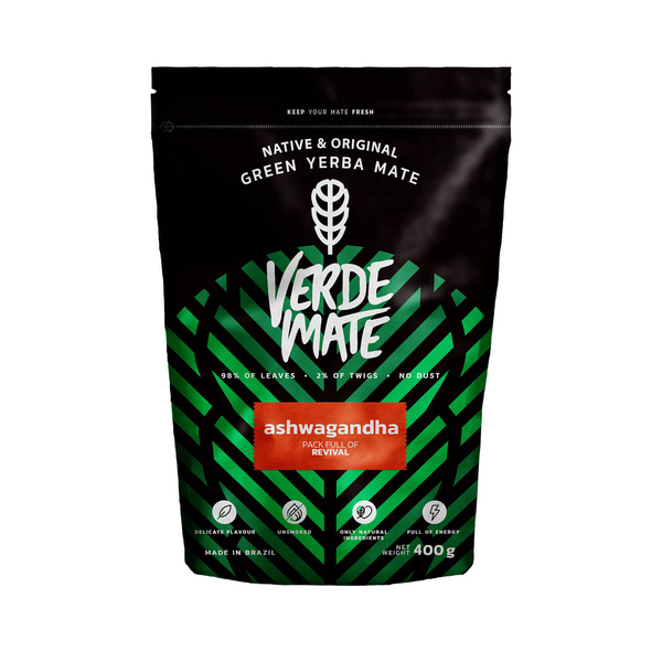 Set de Maté Verde Mate 400g 0,4kg Yerbomos XL + Calebasse + Bombilla