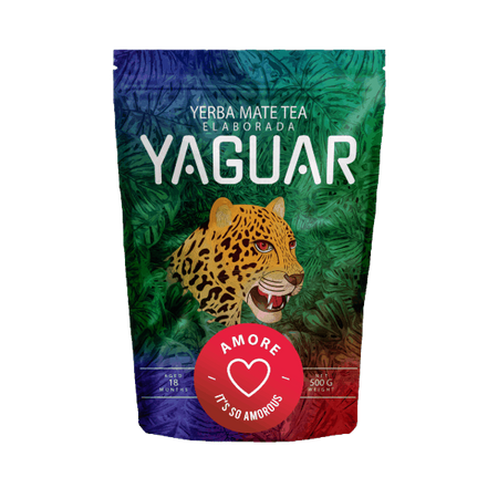 Yaguar Amore 500 g 0,5 kg – maté avec fruits et herbes du Brésil 