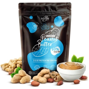 Coffret cadeau de beurre de cacahuète en poudre Nustino : Pure + Chocolate + Pistachio & Chocolate 3x400g