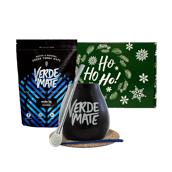 Ensemble de cadeaux Yerba Maté Verde Mate Mas IQ 0,5kg