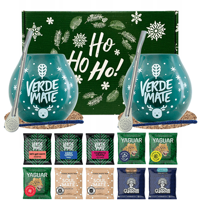 Coffret cadeau d'hiver Yerba Maté pour deux 10x50g