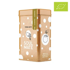 Yerbera – Boîte en métal + Soul Mate Orgánica Siempre 0,5 kg