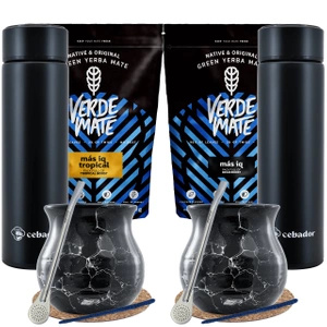 Yerba Verde Mate Thermos set pour deux 1kg