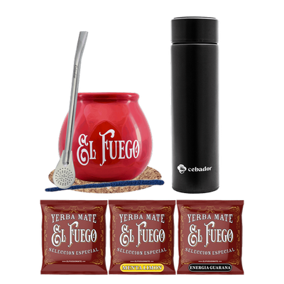 Yerba Maté + Yerbomos + Calebasse et accessoires