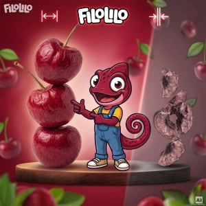 FiloLilo – Cerises lyophilisées entières dénoyautées 100 g