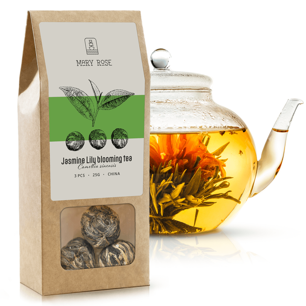 Mary Rose – Thé fleuri Jasmine Lily (3 pièces)