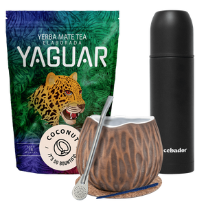 Kit de démarrage Yerba Mate Yaguar Coconut Yerbomos