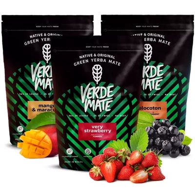 Verde Mate Green yerba maté set fruité 3x500 1,5kg