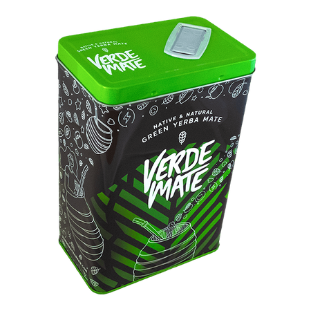 Yerbera – Boîte en métal + Verde Mate Green Dragon 0,5 kg
