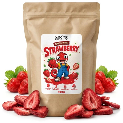 FiloLilo – Fraises lyophilisées en tranches 100 g