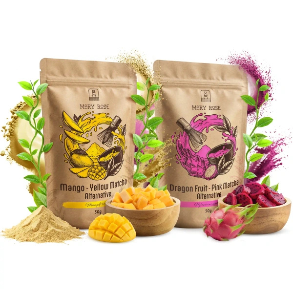 Coffret de matchas colorés : Yellow Matcha + Pink Matcha