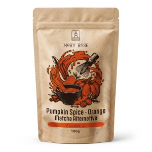 Mary Rose – Orange Matcha Alternative – Pumpkin Spice (poudre) 100 g