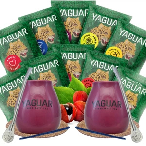 Coffret de dégustation de Yerba mate pour deux personnes 10x50g