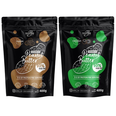 Nustino - Beurre d'arachide en poudre 2 x 400g