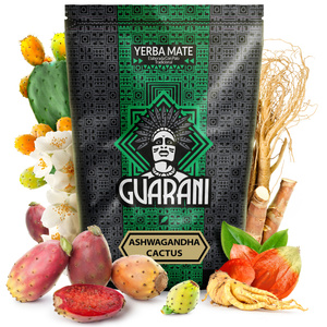 Set de Maté Guarani Ashwagandha 500g 0,5kg Yerbomos + Calebasse + Bombilla