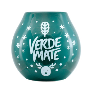 Coffret cadeau de Noël yerba mate Verde Mate Winter Edition 500g + calebasse et bombilla