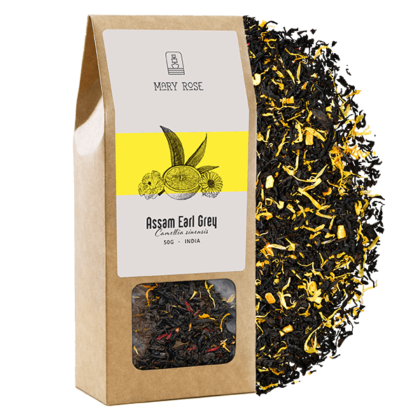 Mary Rose – Thé Noir Assam Earl Grey - 50 g