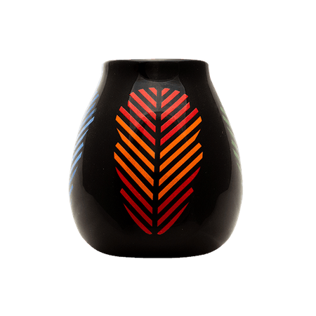 Calebasse en céramique avec logo Samba - 350 ml