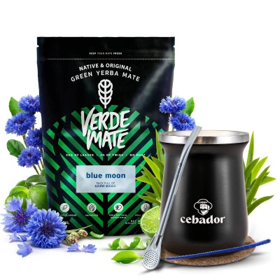 Set de Maté Verde Mate 500g 0,5kg Calebasse Thermique TermoMate PRO
