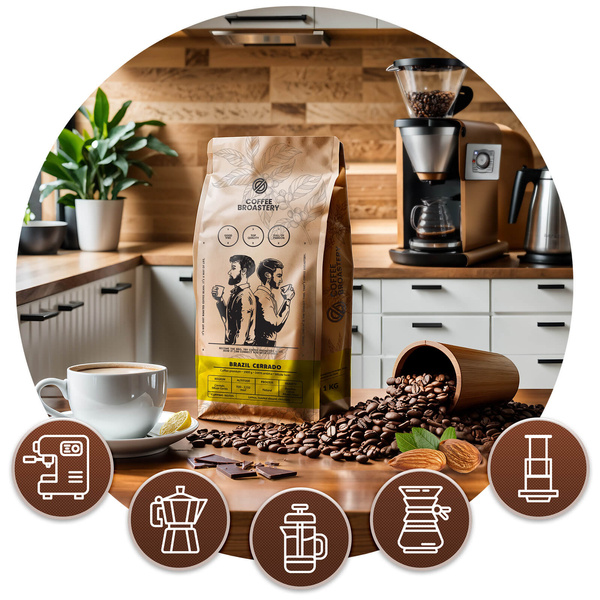 Bro Coffee Roastery – Café en grains Brazil Cerrado Premium 1 kg