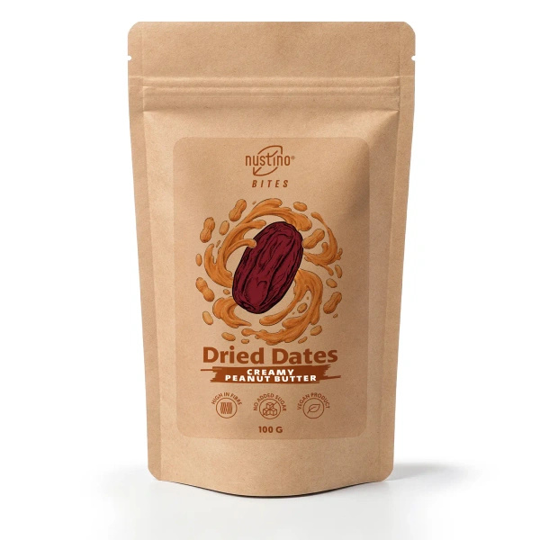 Nustino Bites – Dattes Séchées – Creamy Peanut Butter 100 g