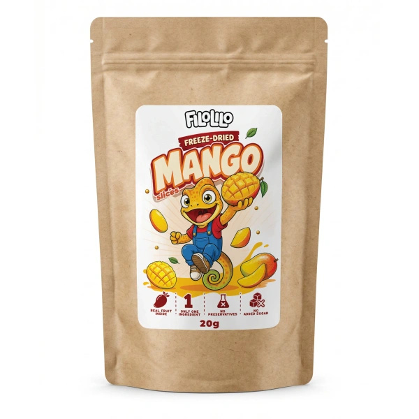 FiloLilo – Mangue lyophilisée en tranches 20 g