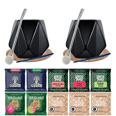 Set pour Deux Bombilla une calebasse 10x50g